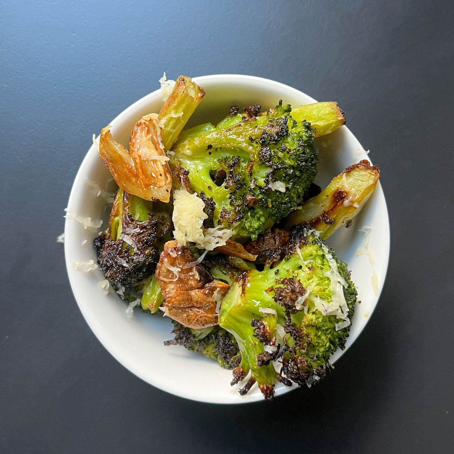 Cheesy & Garlicky Roasted Broccoli